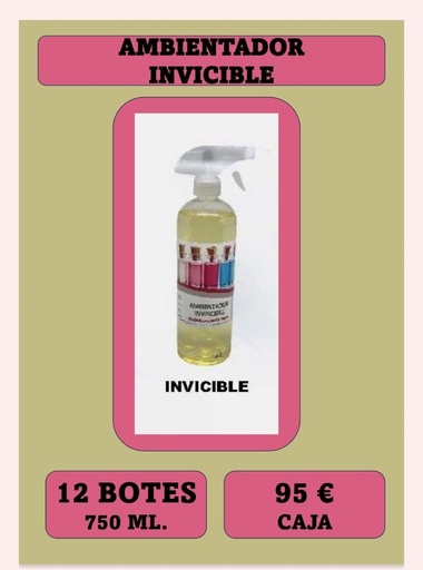 [305] AMBIENTADOR 500 ML PET SLEEVER INVICTUS