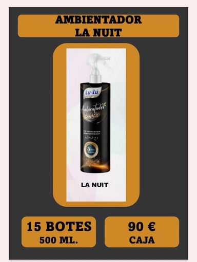 [306] AMBIENTADOR 500 ML PET SLEEVER LA NUIT