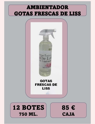 [315] AMBIENTADOR 750 MLGOTAS DE LISS  C/ PULV.